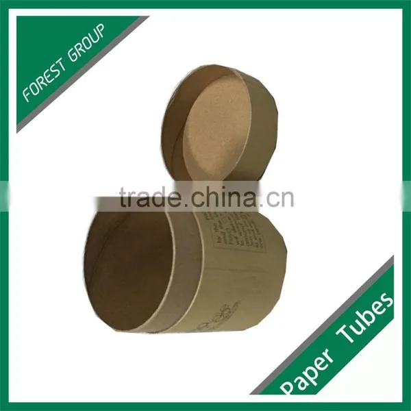 NATURE BROWN PAPER TUBE CUSTOM MAILING TUBES WITH LID photo-6