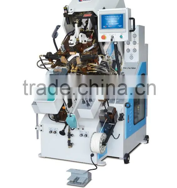 9 Pincers Computer Memory Control Automatic Cementing Toe Lasting Machine
