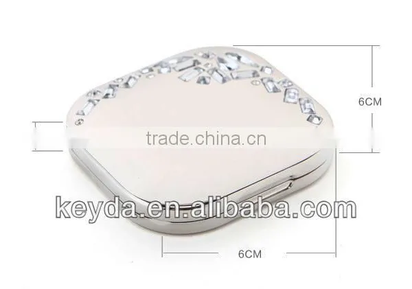 Metal Pocket Mirror With Double Side photo-2