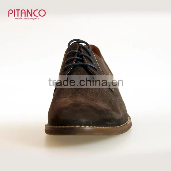 New Style Swede Leather Lace-up Dress Shoes for Men photo-5