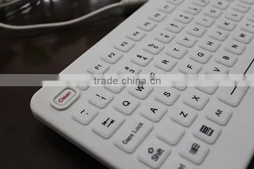 Waterproof Backlight Silicone Medical Keyboard With Numeric Keypad photo-3