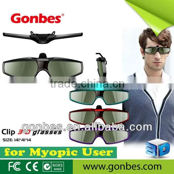 Lightly CLIP-ON 3D GLASSES for Home Using