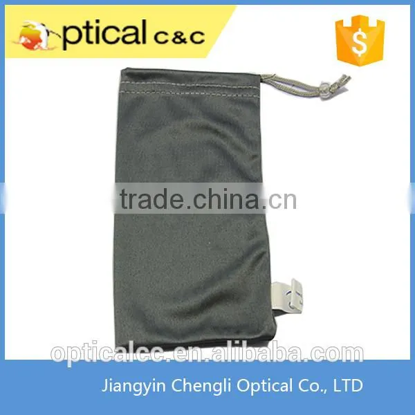 2015 Promotional Custom Logo Printed Microfiber Eyeglasses Soft Cleaning Pouch Quality Choice
