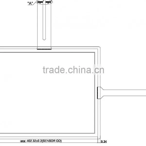 OCA Adhesives 10 Dots 19 Inch Capacitive Touch Screen for Vending Machine photo-4