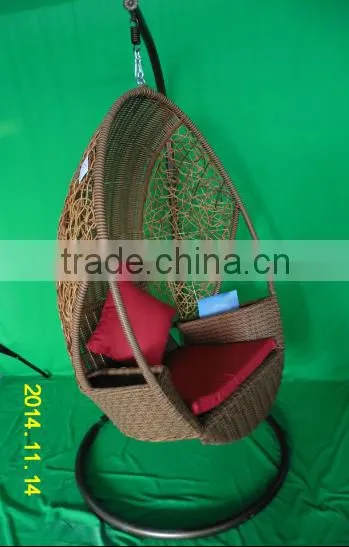 0503balcony Garden Elegant Comfortable Rattan Hanging Swing Egg Chair YPS080 photo-5