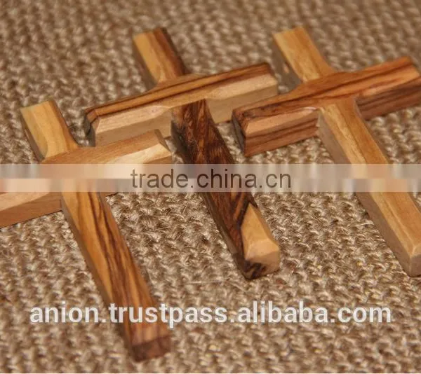Original Olive Wood Hand Made Cross From Bethlehem. Christian photo-5