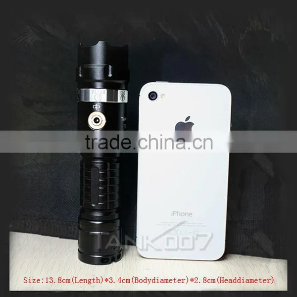 18650 Bettery Waterproof Aluminum Exploring Led Flashlight Torch TR01 photo-4