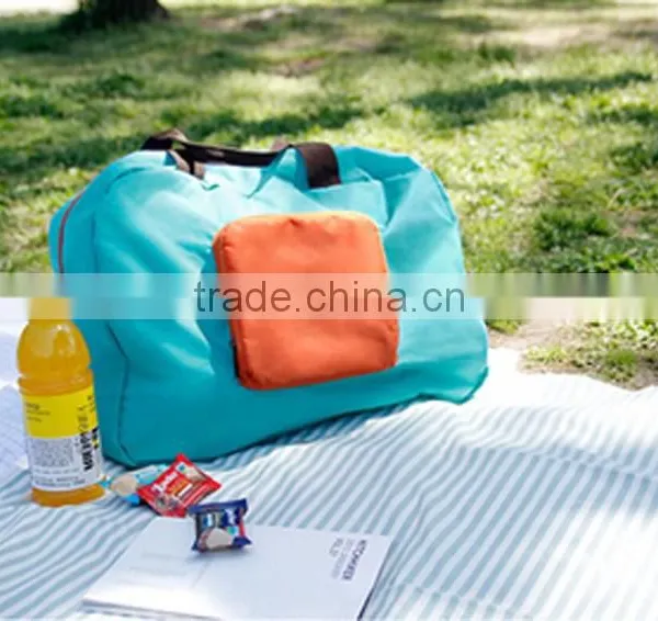 Custom Fashionable Nylon Folding Sling Shoulder Shopping Storage Bag photo-5