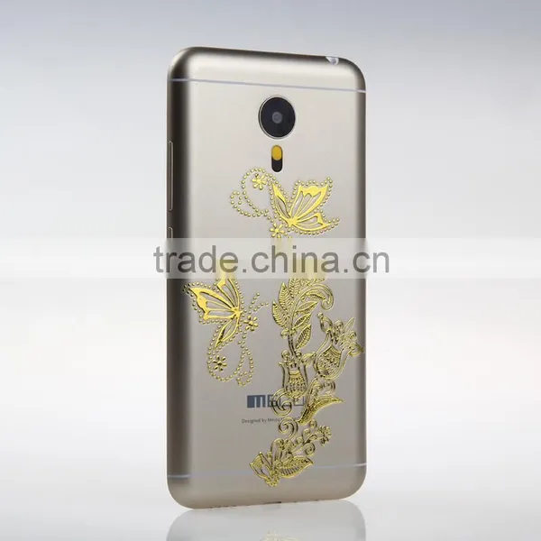 Easy Decorating Phone Sticker 24k Gold Plating Mobile Phone Sticker photo-5