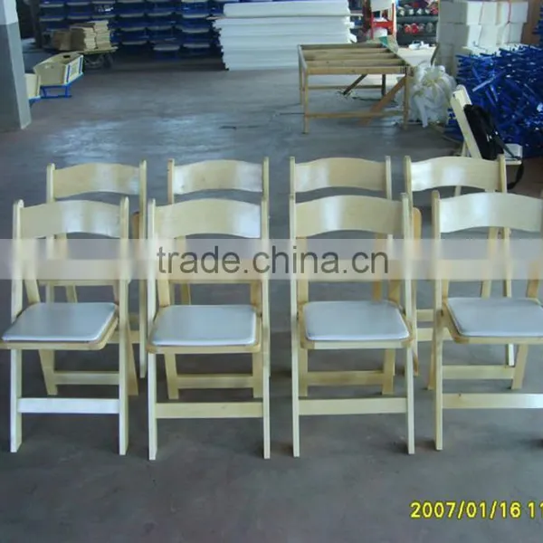 Rental Natural Wood Folding Chair photo-4
