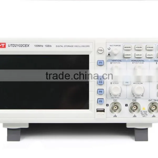 Uni-t Utd 2102cex Usb Digital Storage Oscilloscopes Dso 100mhz 1gs S Dual Channels 7 Tft Lcd Scopemeter W Usb Otg Interface