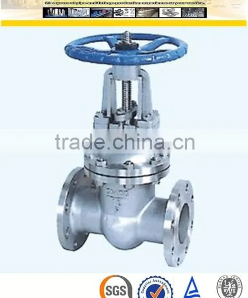 F304 Stainless Steel Handwheel Operated Rising Steam Gate Valve photo-6