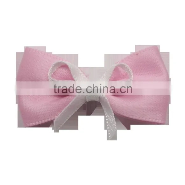New Production Segmented Color Bowknot Shape Satin Rose Flowers Artificial photo-4