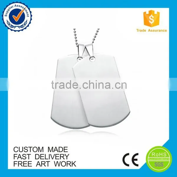 China Supplier Wholesale Blank Stainless Steel Custom Dog Tags photo-4