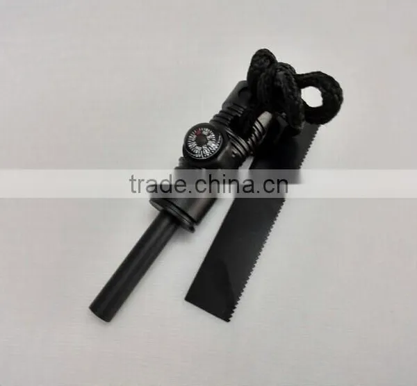 OEM Outdoor Survival Multi Magnesium Fire Starter With Compass photo-2