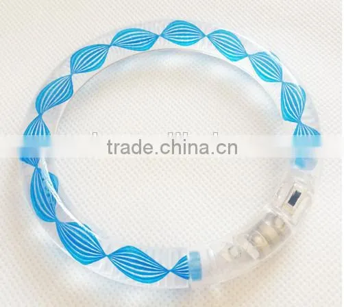 Fashion Acrylic Led Bangle Bracelet photo-4