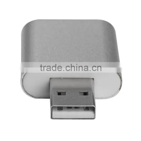 New Aluminum Alloy 3.0 USB Sound Card Headphones 3.5mm Jack Converter photo-6