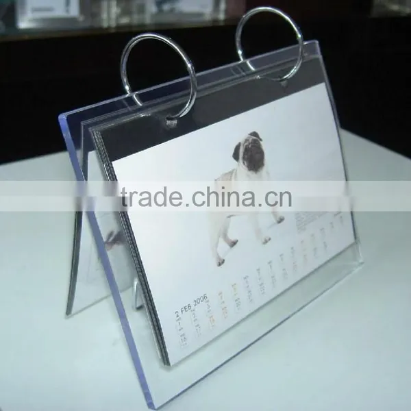 Plastic Photo Frame 4x6 5x7 6x8 8x10 Standing Desk Calendar photo-3