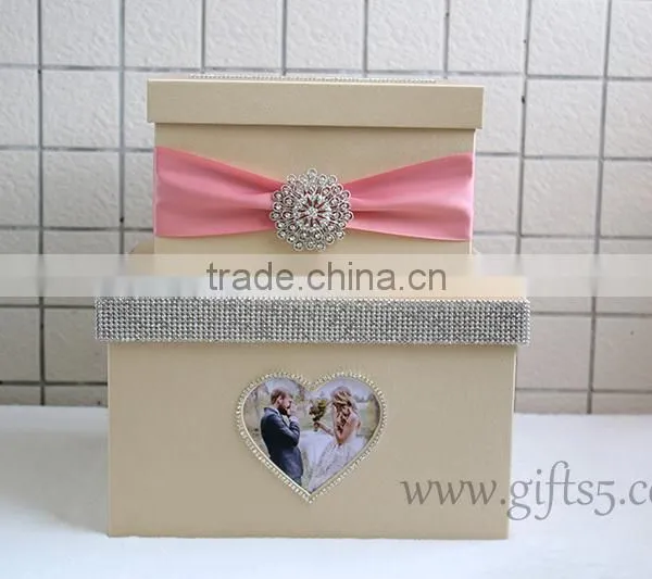 Elegant Handmade Wedding Fund Money Box photo-3