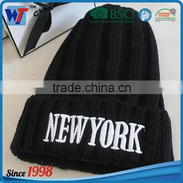 Multi Color Wooly Knit Cool Beanies Pom Beanie Mens Hats photo-3