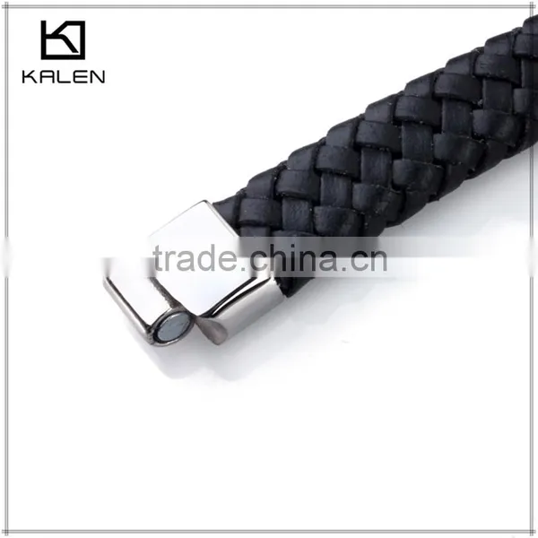 2014 Newest Handmade Fashion Blank Leather Bracelets photo-4