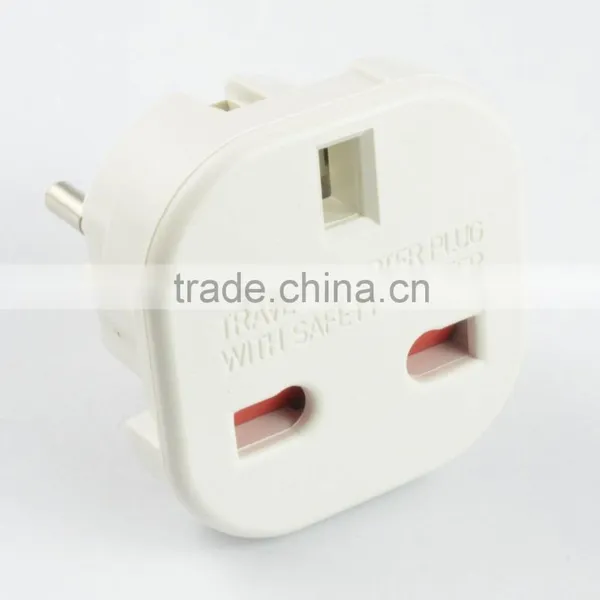 Hot Selling uk to Euro Plug Adapter CE Rohs