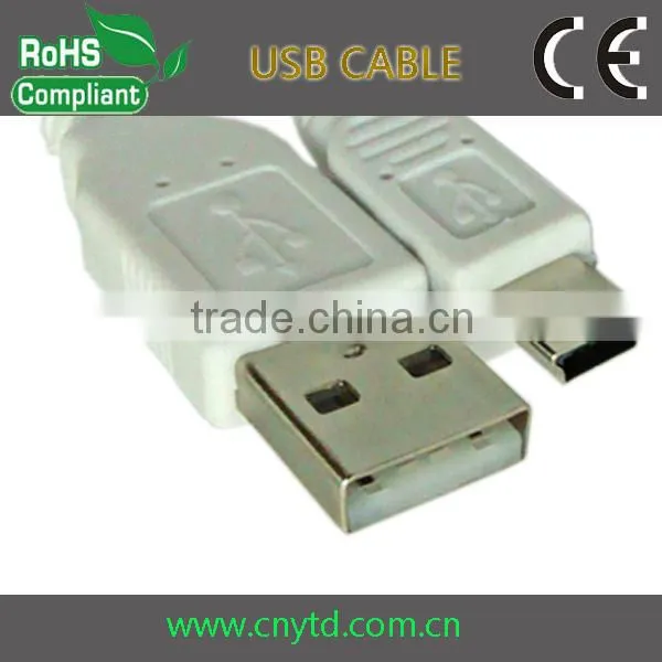 USB2.0 Charging Cable am to 5p Mini Usb Cable photo-5