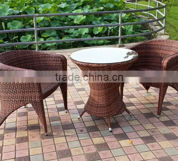 New Promotional Model Patio PE Rattan Wicker Dining Set photo-3