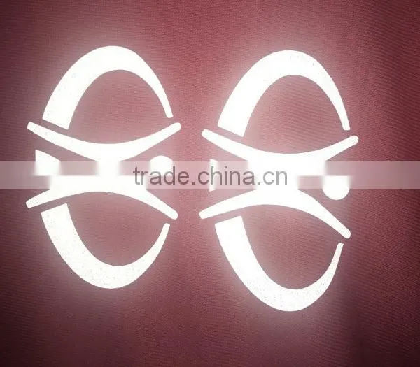 High Quality Custom Reflective Heat Transfer Stickers