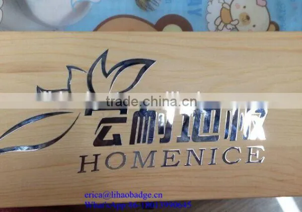Die Cutted Letter Embossed Metal Stickers photo-2