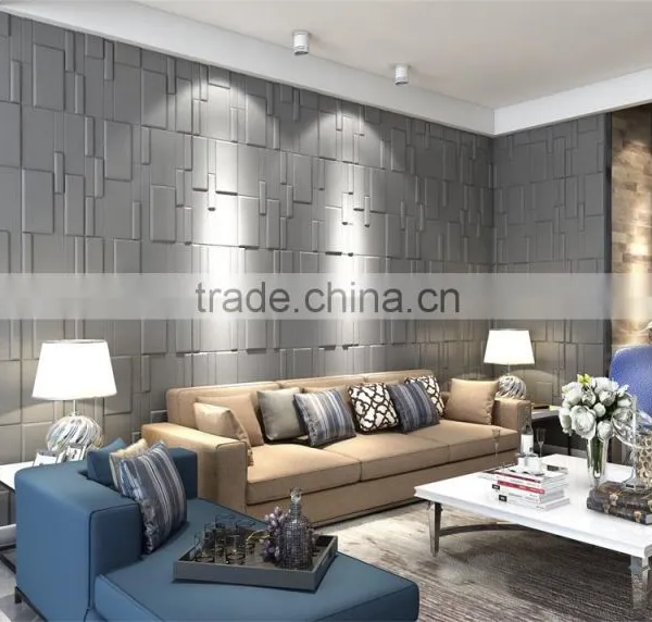 2016 New Business 3D Leather Panel Wall Covering Idea (Tommy) photo-4