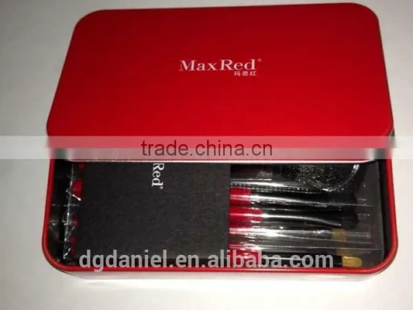 6pcs Makeup Brushes,fashion Red Makeup Brush Set photo-2