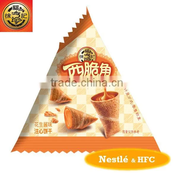 HFC 2673 Bulk Crispy Cracker, Filling Cookies With Peanut Butter Flavour