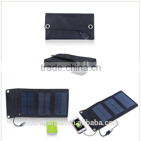 5W Solar Energy Bag Portable Foldable Solar Charger photo-4