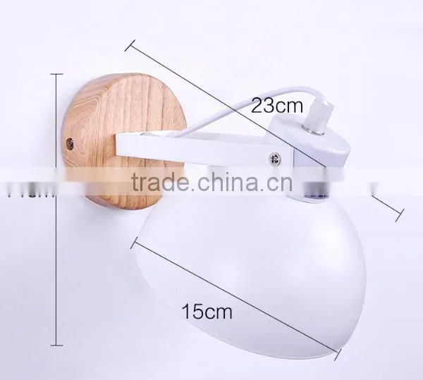 Simple Bedroom Bedside Lamp Hotel Wall Lamps photo-6