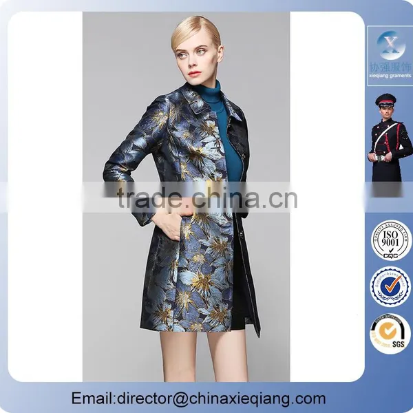2016 Fashion Fancy Floral Winter Coat Retro Winter Coat photo-3