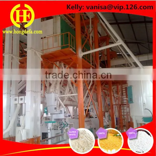 100T/24H Maize Grinding Mill Machine/100T Maize Milling Machine/100 Ton per Day Corn Flour Making Machine photo-2