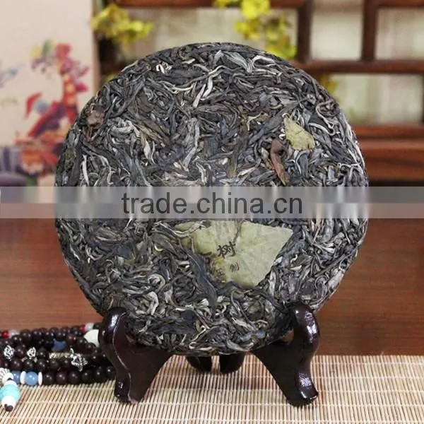 2014 Spring From BanPen Village Old Arber Raw Puer Tea,Sheng Puer Tea,Tea Drinks Lower Blood Pressure photo-2