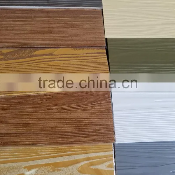 High Quality Custom Color 1220*2440mm Wood Grain Fiber Cement Board for Flooring