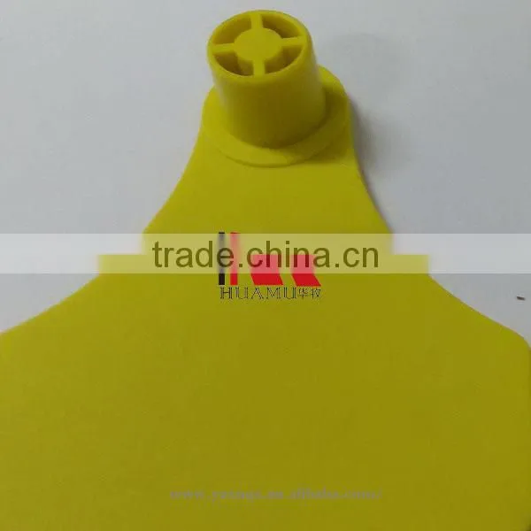 Yellow Ear Tag With Female Tag and Male Tag in Same Size 60*56 mm photo-3