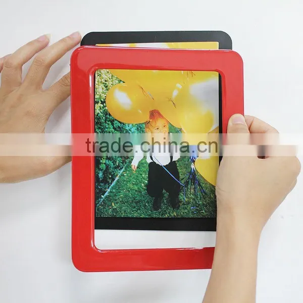 Advertising Product 4" x 6" Fridge Magnet Photo Frame Color Soft PVC Photo Frame Stick on the Wall photo-3
