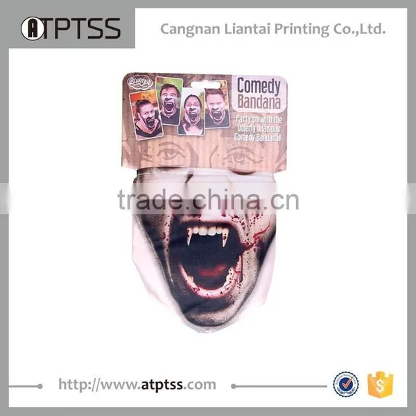 Factory Wholesle More Than 400 Stock Designs 100% High Micro Polyester Outdoor Multifunction Skull Comedy Bandana photo-2