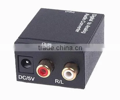 Digital to Analog Audio Converter Optical Coaxial RCA Toslink Digital Audio to L/R Analog Audio Converter Adapter photo-3