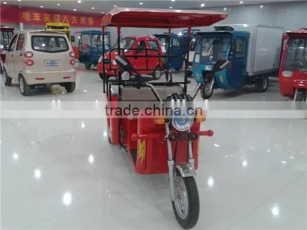 650W Electric Taxi Tricycle Rickshaw for 4 People Cargo Trike photo-3