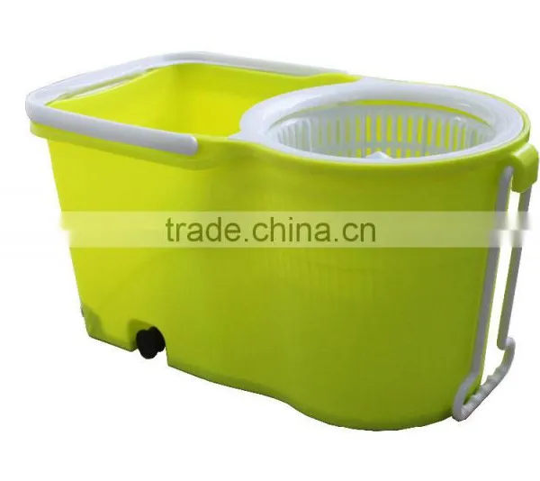 Dual Bucket Spinning Action Mop With Two Mop Heads photo-4