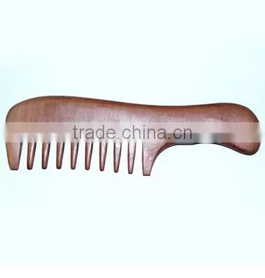 Ionic Type and Wood Handle Material Beard Brush and Comb photo-4