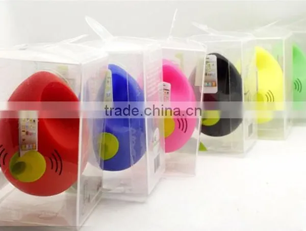 Shenzhen TOPONE Hot Selling Egg Shape Silicone Speaker For IPhone photo-6