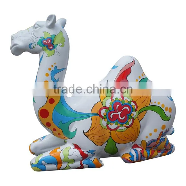 Fiberglass Camel Figure Statue Sculpture photo-4