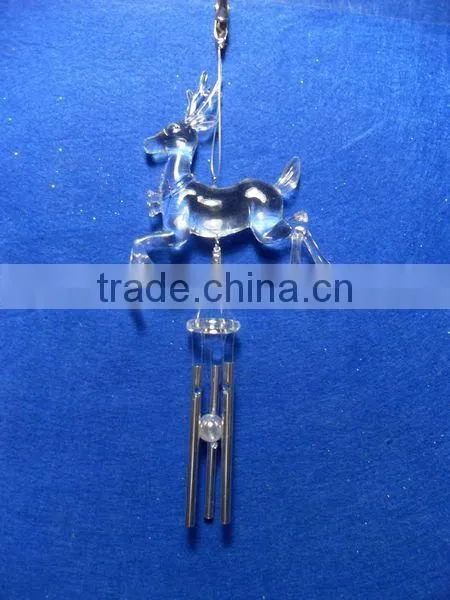 Wholesale Acrylic Butterfly Aeolian Bells Metal Wind Chime With Tube photo-3