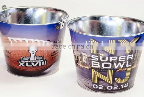 Galvanized Metal Printed Water Bucket photo-2